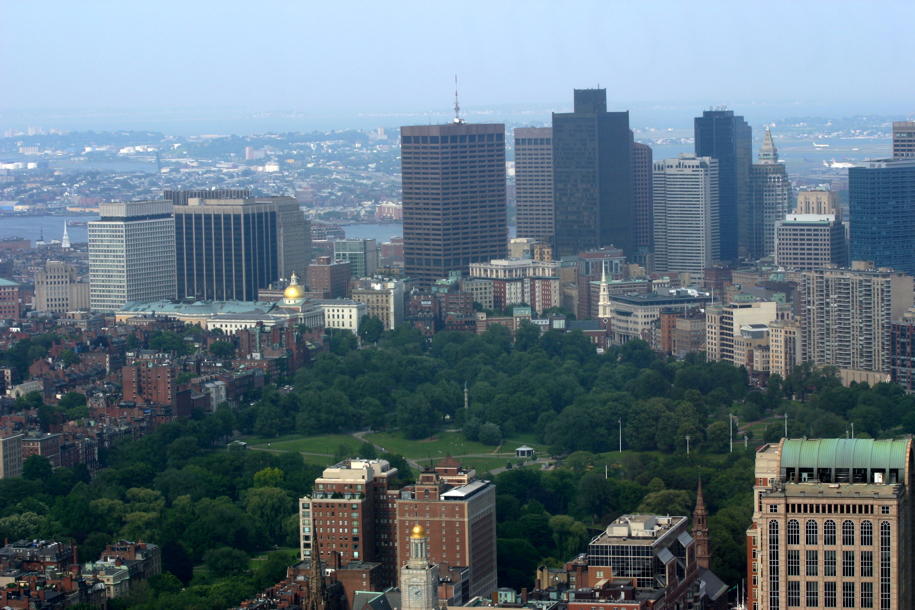 Boston Common from the Prudential Center Photo by Jared C. Benedict (Own work) via Wikimedia Commons